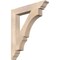 Ekena Millwork Balboa Traditional Smooth Bracket, Douglas Fir, 3 1/2"W x 24"D x 28"H BKT04X24X28BOA01SDF - alternate 1